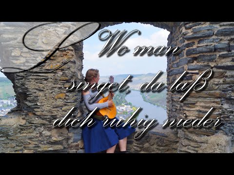 Lorelina | Wo man singet, da laß dich ruhig nieder | Waldzither | Volkslied (+ english translation)