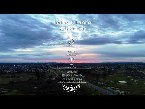 Rocha y La Paloma, Uruguay desde el Aire.