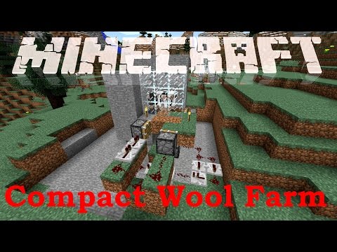Compact Wool Farm - Minecraft Tutorial