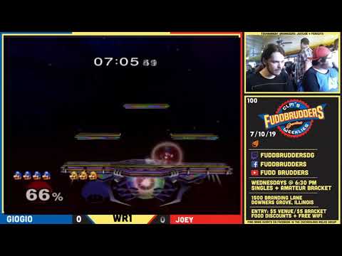 SSBM GioGio vs Joey FuddBrudders 100