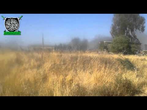 أحد عناصر كتيبة أبو عبيدة بن الجراح يتوعد رئيس مفرزة الأمن العسكري في مدينة الحارة في ريف درعا