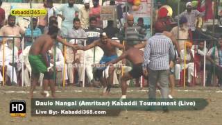 Daulo Nangal (Amritsar) Kabaddi Tournament 2 Nov 2016 