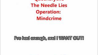 Queensrÿche - The Needle Lies lyrics