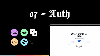 Download the video "Build a Simple Full-stack App with Golang in 2 Hours! ( 07 - Auth  )"