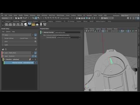 Using Render Setup to Create an Ambient Occlusion Pass in Maya