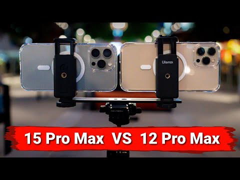 iPhone 15 Pro Max vs 12 Pro Max Low Light Video Comparison