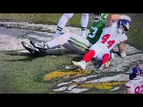 Cam Skattebo SNAPS Ankle in GRAPHIC Injury!