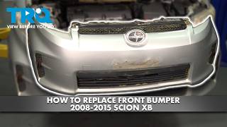 How to Replace Front Bumper Cover 2008-2015 Scion xB