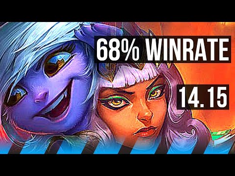 TRISTANA vs QIYANA (MID) | 68% winrate, 8/2/2 | VN Challenger | 14.15