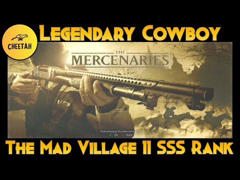 Resident Evil Village Mercenaries - The Mad Village II SSS Rank Legendary Cowboy Achievement Trophy