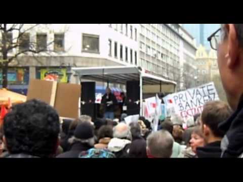 Banken in die Schranken - Auftaktkundgebung in Frankfurt am 12.11.11