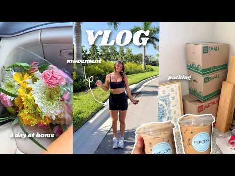 VLOG: getting ready to move, realistic day, at home cooking, gym and more
