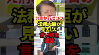 法務大臣の見苦しい言い訳がコチラ #政治 #法律