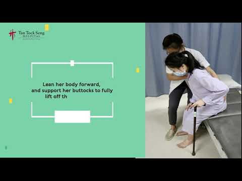 Sit to Stand with Walking Stick or Quad Stick