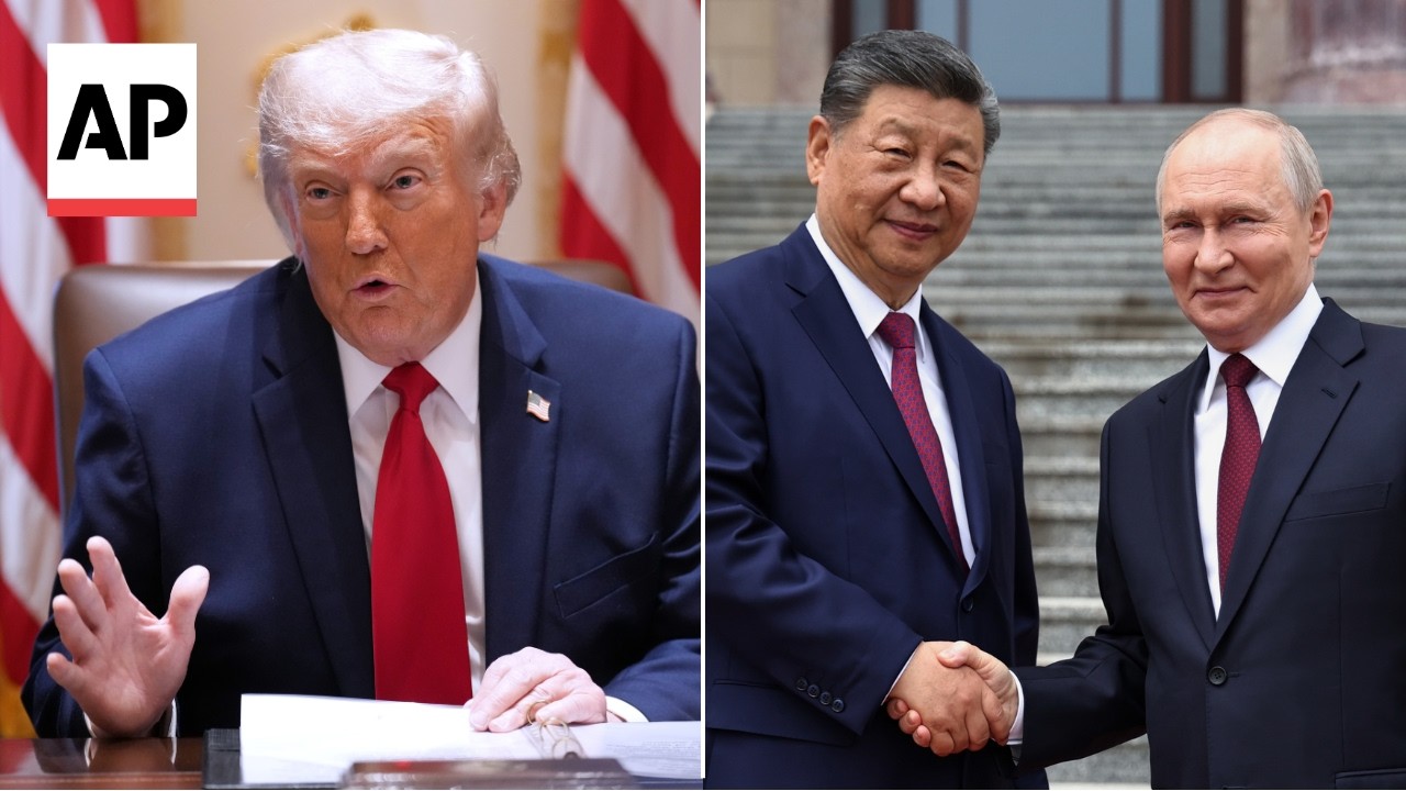 Video | Trump says he opposes Russia or China taking Iran’s enriched uranium stockpile