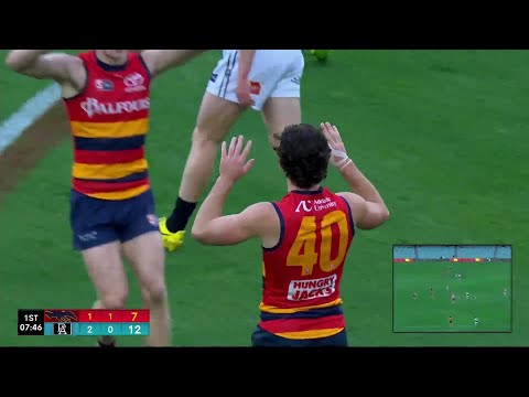 Adelaide's Hugh Bond with a lovely finish - Rd 15 Hostplus SANFL Snapshot