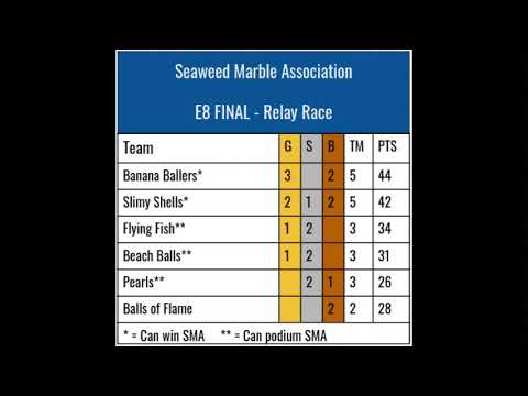 E8 Final - Relay Race + Closing Ceremony | Seaweed Marble Association