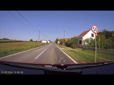 DRIVING IN CROATIA  /  GAREŠNICA -- KLETIŠTE   1/4   #travel #croatiatravel #traffic #roadtrip #road