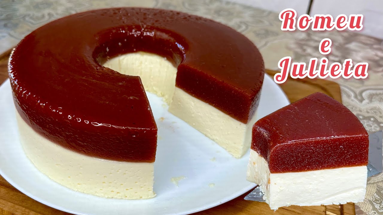 SURPREENDA A TODOS COM ESSA SOBREMESA ROMEU E JULIETA