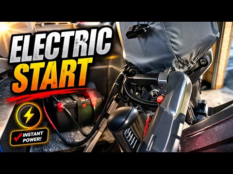 Installing electric start & battery charging system on 25hp Yamaha Outboard | TINNIE BUILD EP 2