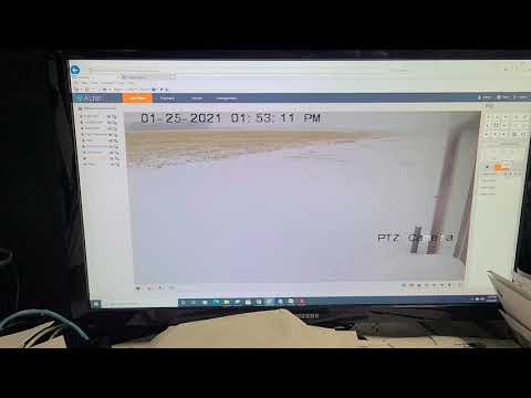 How to set a Alibi PTZ camera presets and create a patrol