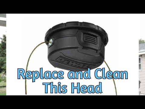Remove, Clean, and Replace Dewalt Brushless 20V String Trimmer Quick Spool Head