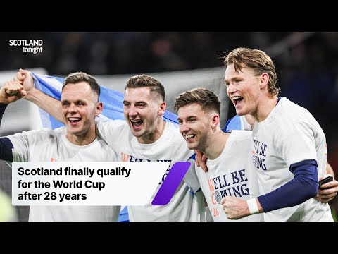 Scotland finally qualify for the World Cup after 28 years