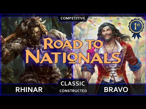 No mercy! Rhinar vs Bravo. Road to Nationals competitive decks - Flesh and Blood TCG