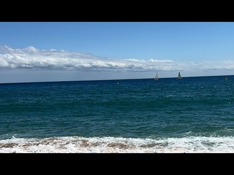 🌊 Blanes, Spain 🇪🇸 — Costa Brava waves for sleep and relaxation ✨