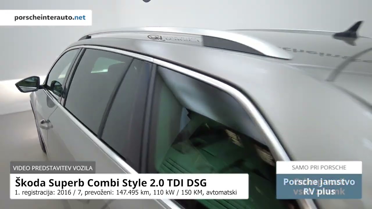 Škoda Superb 2.0 TDI Style Combi DSG - SLOVENSKO VOZILO