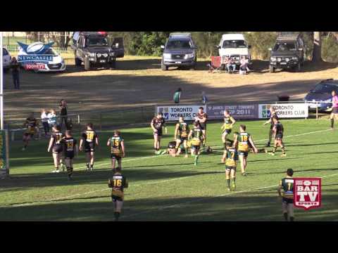 2017 Newcastle RL Round 13 1st Grade Highlights - Macquarie Scorpions v Cessnock Goannas