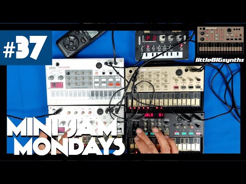 Mini Jam Mondays #37 | Korg Volca FM, Sample, Bass, and Keys + Nu:Tekt NTS-1