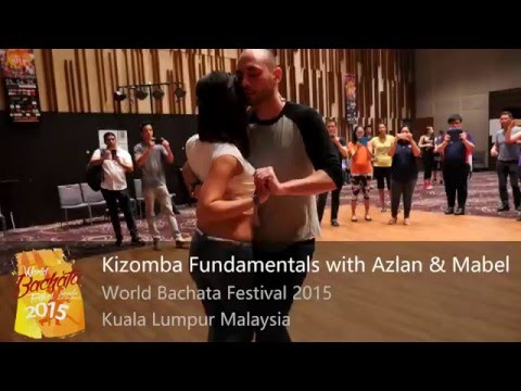 Azlan and Mabel Kizomba Fundamentals Workshop at WBF 2015