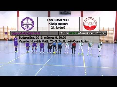 NB II: Újpest FC-220 Volt - Rába ETO II-Dunakeszi Kinizsi 2-6 (2015.03.09, öf)