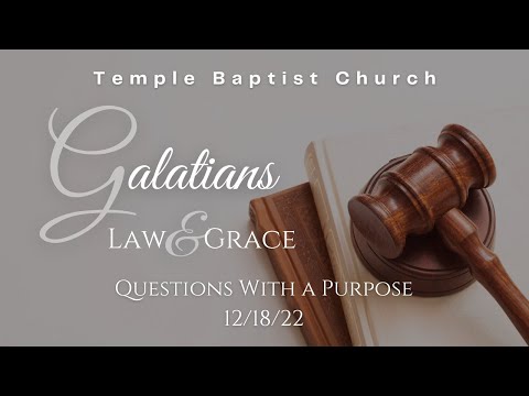 Sunday PM 12/18/22 "Questions With a Purpose"