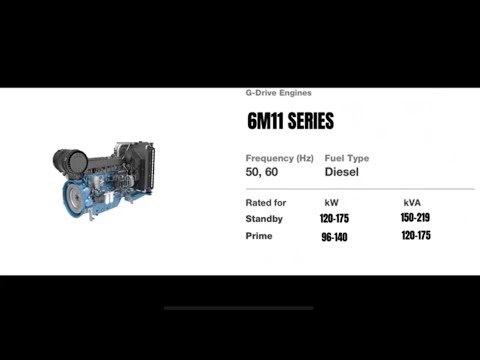 Baudouin 6m11 series diesel engine 0-110% immersive test 6m11g100 6m11g120 6m11g135 g150 g160 g165