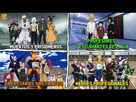 Esto ocurrió con los PERSONAJES de MY HERO ACADEMIA después de su FINAL