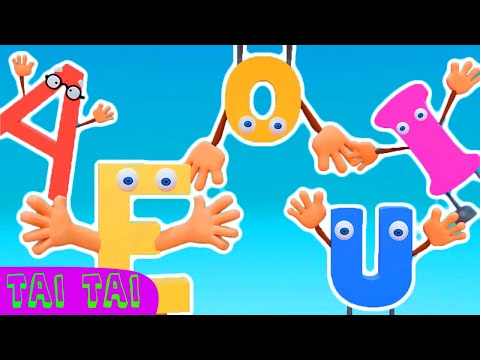 Să învățăm vocalele 🅰 🅾  - Cantecele si desene animate pentru copii | TAI TAI