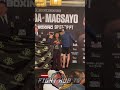 MARK MAGSAYO MAKES WEIGHT! FIGHT IS ON VS FIGUEROA!