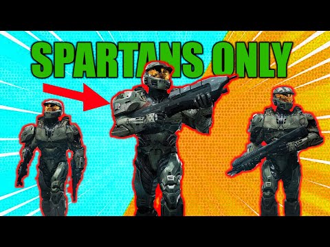 SPARTANS ONLY VS LEGENDARY AI - Halo Wars Definitive Edition