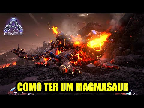 HOW TO GET A MAGMASAUR - ARK GENESIS
