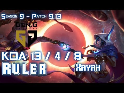 Gen Ruler XAYAH vs TALIYAH ADC - Patch 9.13 KR Ranked