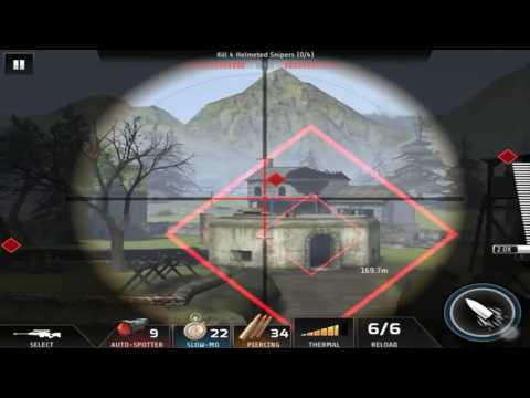 Kill Shot Bravo Region 22 Primary Mission 33 - Kill 4 Helmeted Snipers