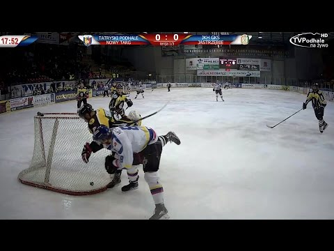 Skrot meczu PLAY-OFF TatrySki Podhale Nowy Targ-JKH GKS Jastrzębie 2017-03-01