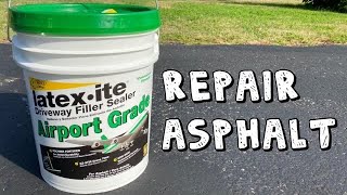 How To Repair Asphalt Driveway with Latex-ITE Filler Sealer