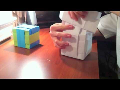 comment construire un cube en papier