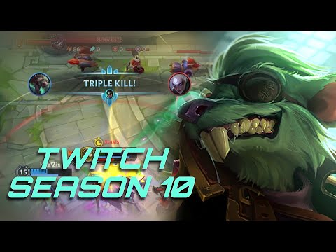 WILD RIFT TWITCH SEASON 10 GAMEPLAY / 22 KILLS TWITCH PRO BUILDS! (MVP)