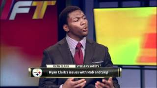 NFL: Ryan Clark&#39;s issues with Rob And Skip