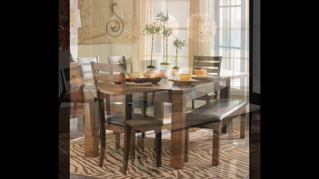 dining room furniture with bench seating