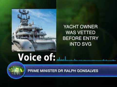 PM defends luxury yacht in SVG waters